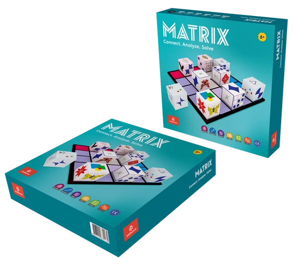 Matrix arithmetic and geometry game